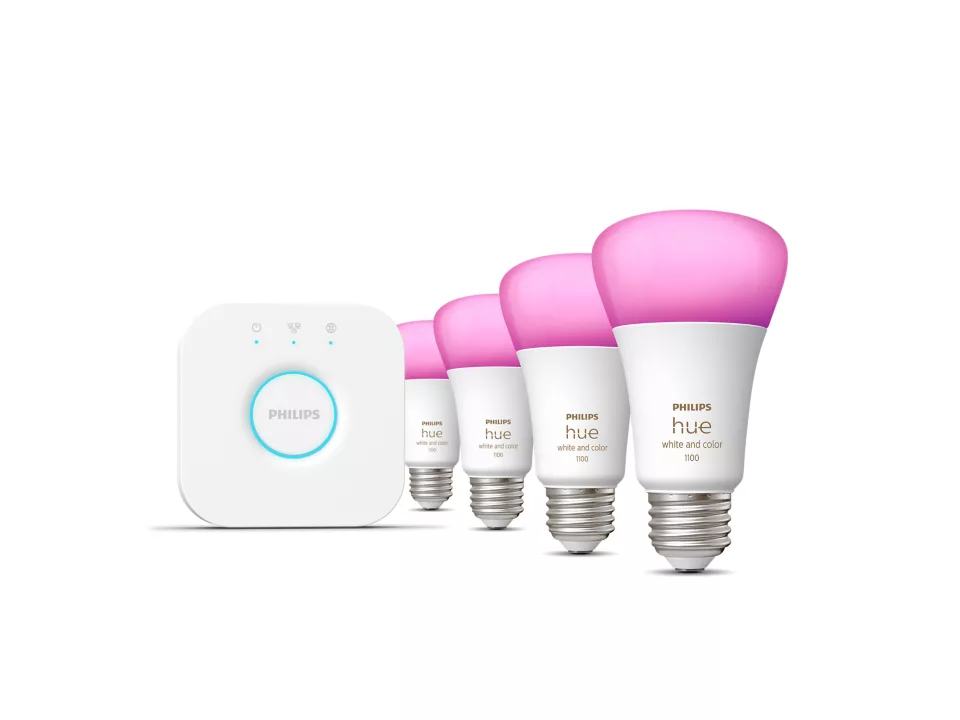 Starter kit: 4 E26 smart bulbs (75 W)