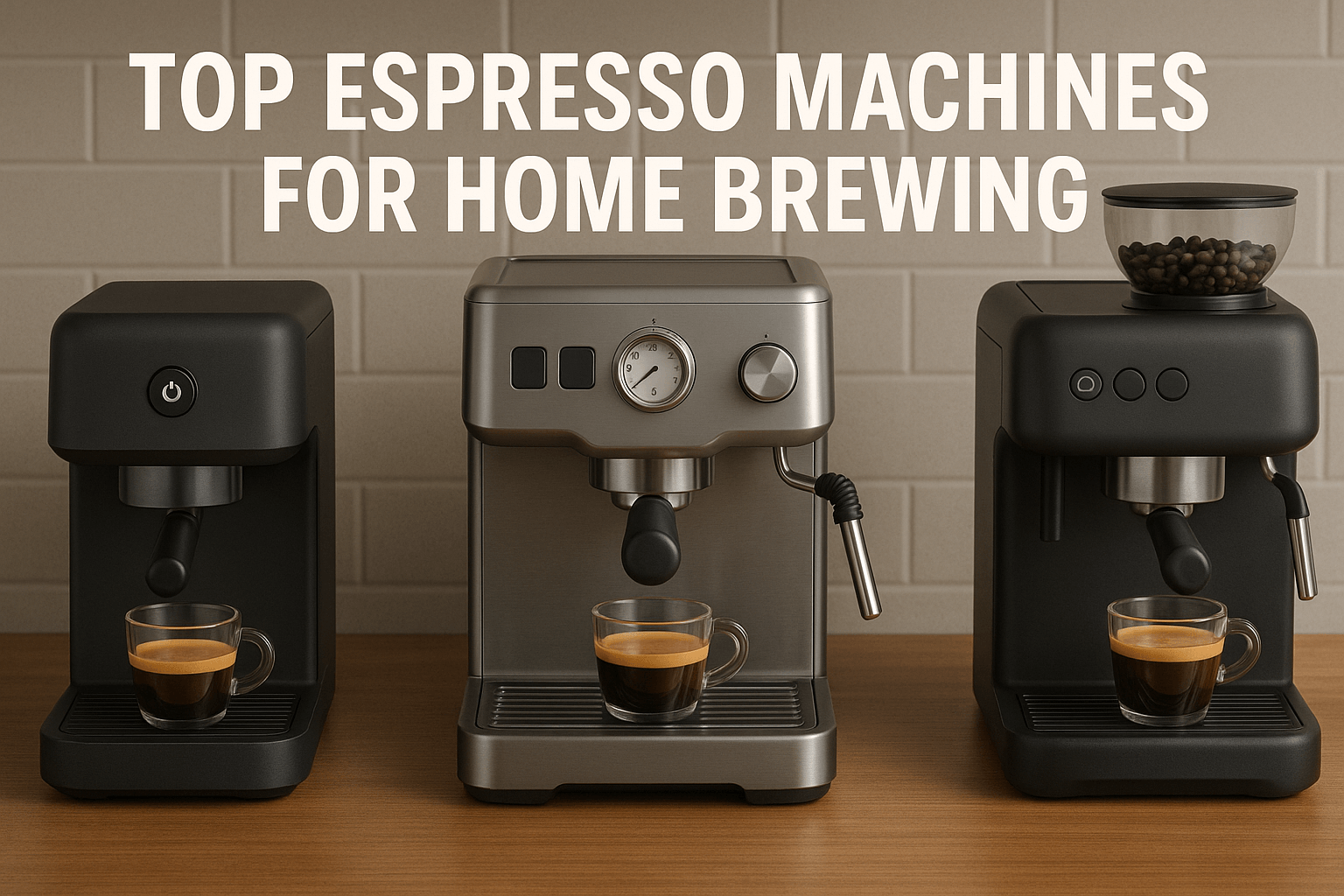 Top Espresso Machines for Home Brewing
