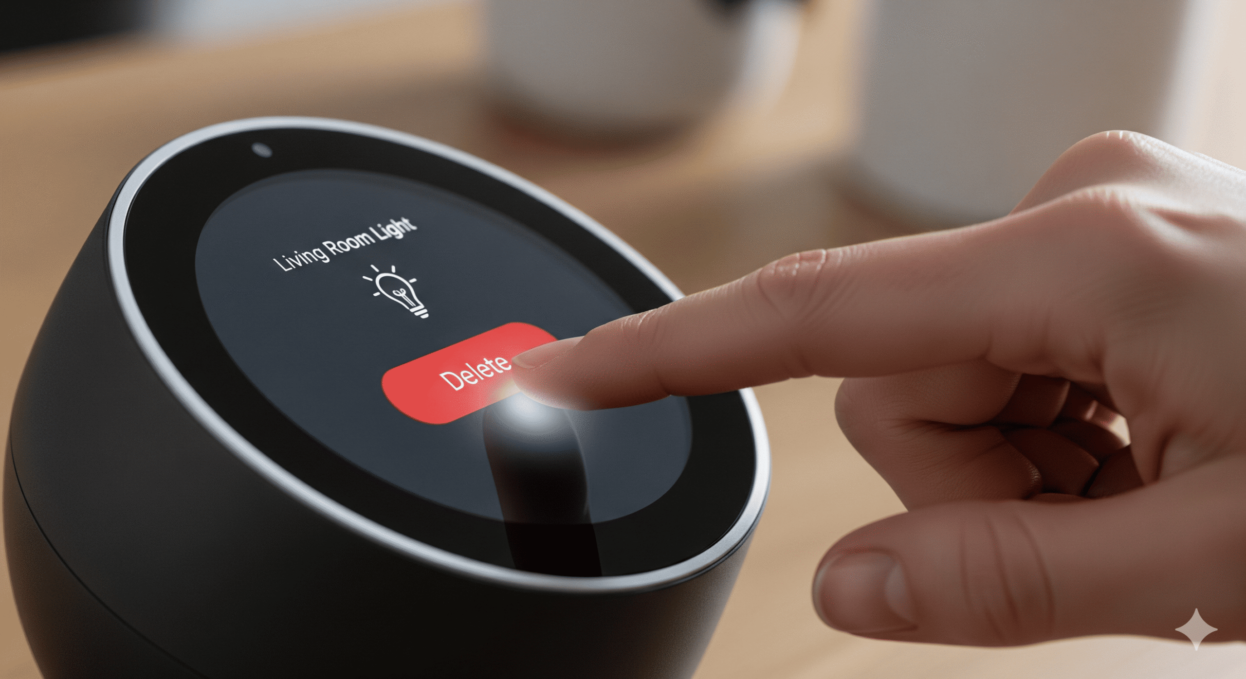 how to delete an item from google home