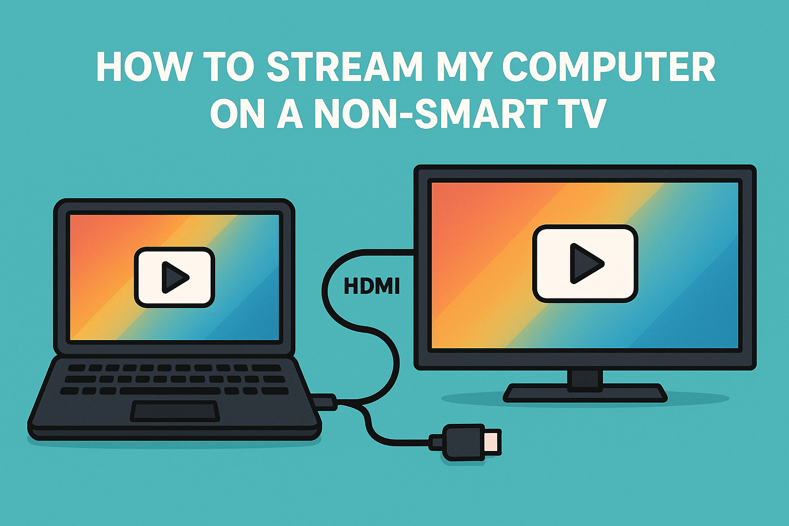 how to stream my computer on a non smart tv